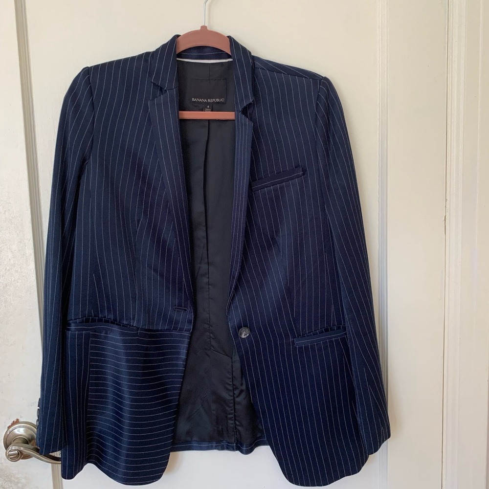 Banana Republic Striped Blazer
